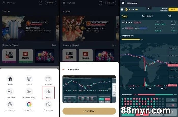 m88 mobile app apk binance trading gaming
