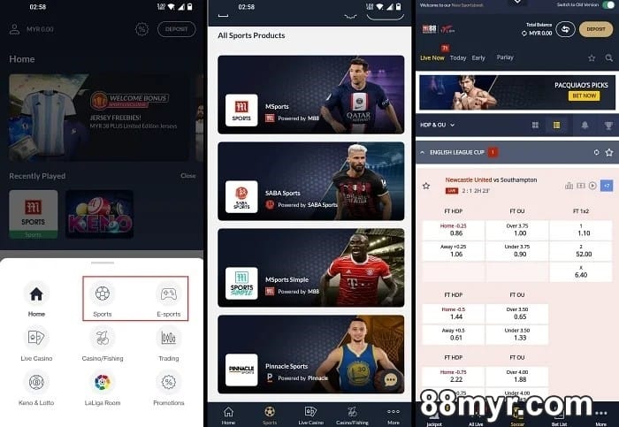 m88 mobile app sportsbook