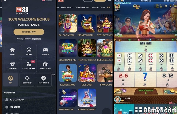 m88 mobile for p2p gaming online