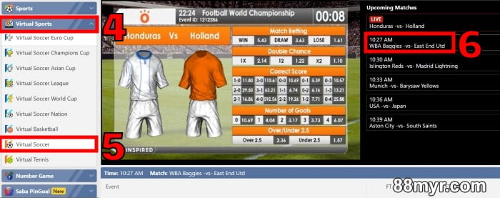 virtual football betting tutorial for beginners step 2