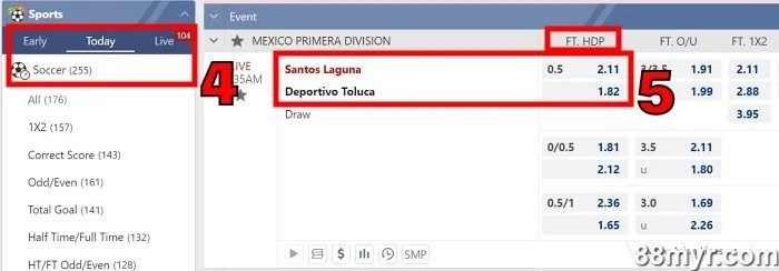 what does handicap 0-1 mean step 2
