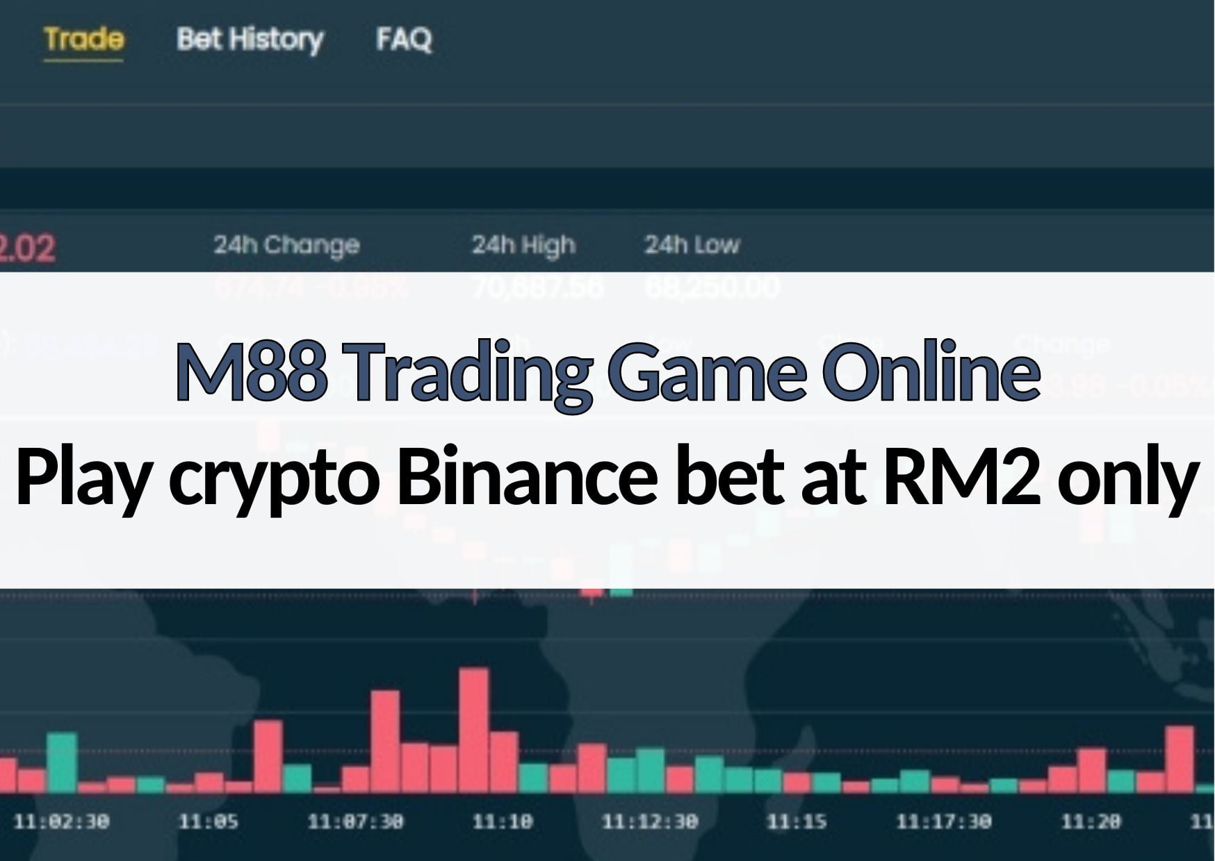 M88 Trading Game Online Play crypto Binance bet at RM2 only