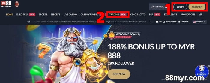 m88 crypto trading game online tutorial for beginners step 1