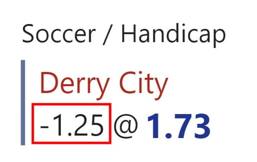 asian handicap 1.25 meaning explained with tutorial example 1