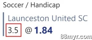 asian handicap 3.5 meaning explained example 2