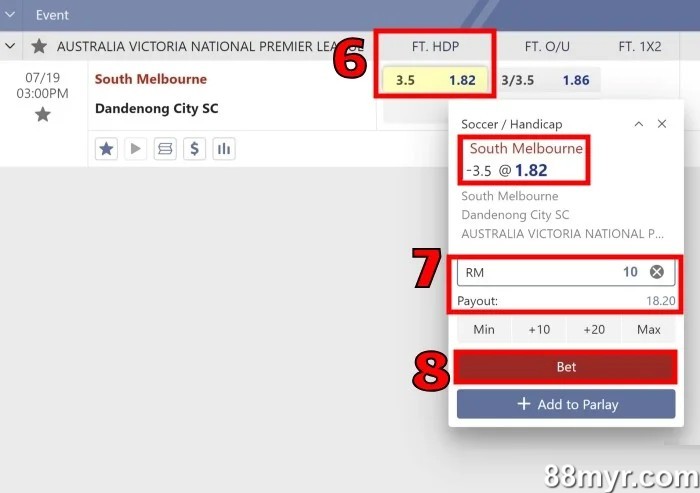 asian handicap 3.5 meaning how to bet step 3