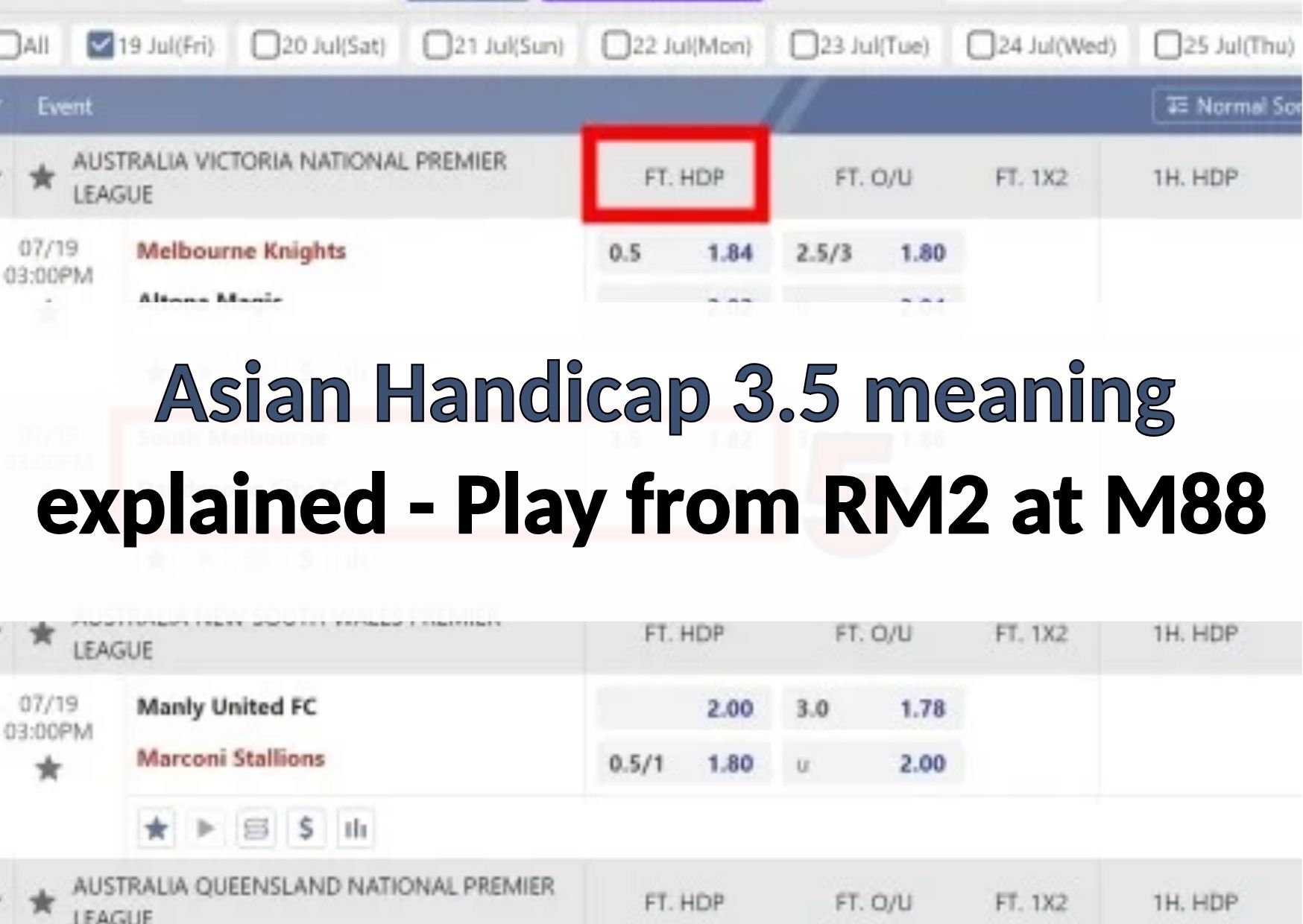 asian handicap 3.5 meaning