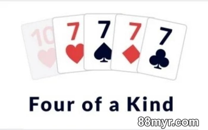 poker 5 card ranking hand rankings in poker explained four of a kind