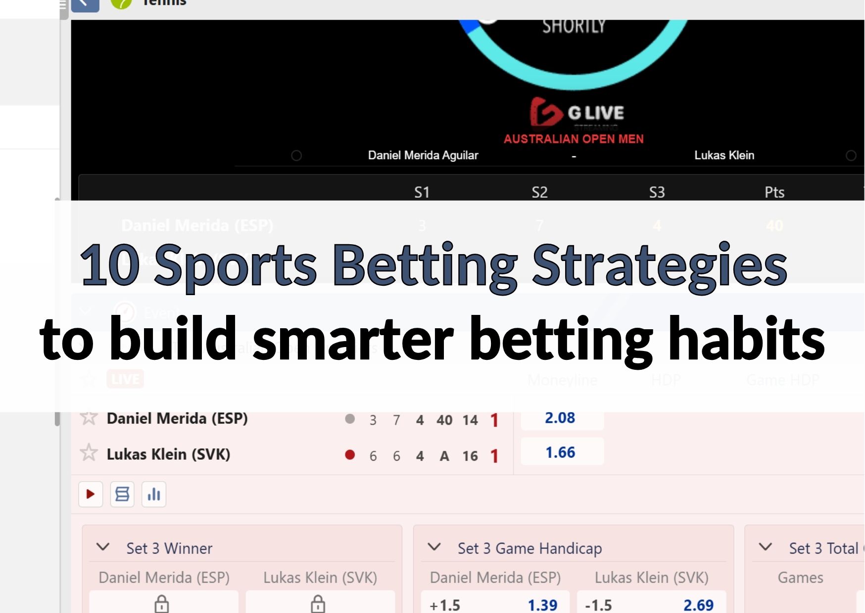 sports betting strategies