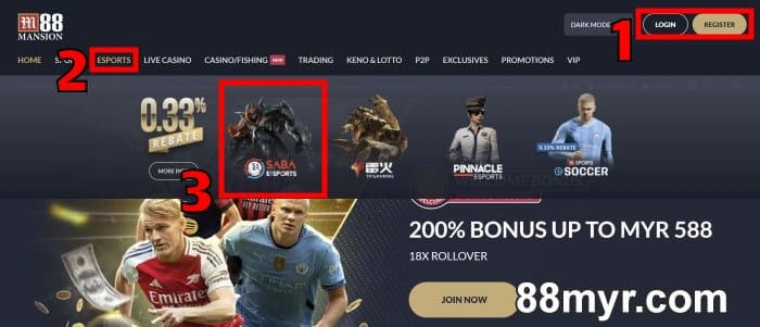 Valorant Betting 88myr tutorial step number 1