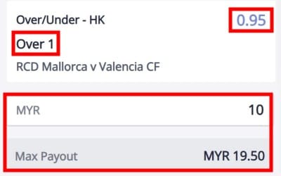 betting odds for over 1 meaning explained