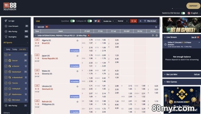 m88 msports 88myr review on M88 mansion sportsbook