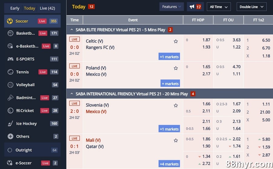 m88 msports bet on top sports tournaments
