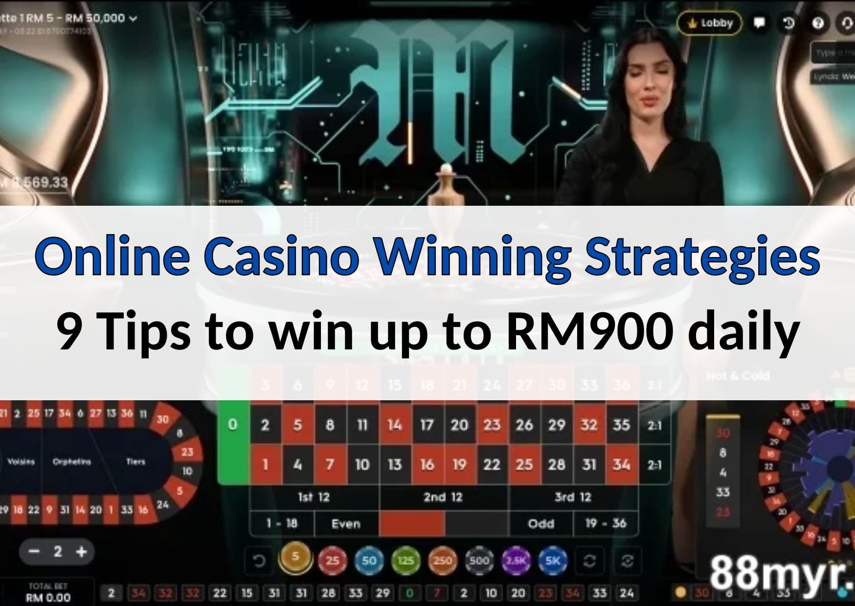 9 Online Casino Winning Strategies to Win up to RM900 daily