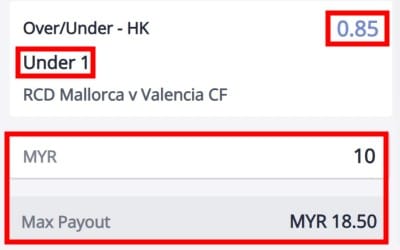 under 1 meaning and betting odds explained