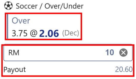 over 3.75 goals meaning learn betting odds