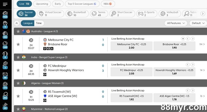 top sports betting sites malaysia w88