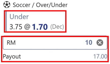 under 3.75 goals meaning and betting odds explained