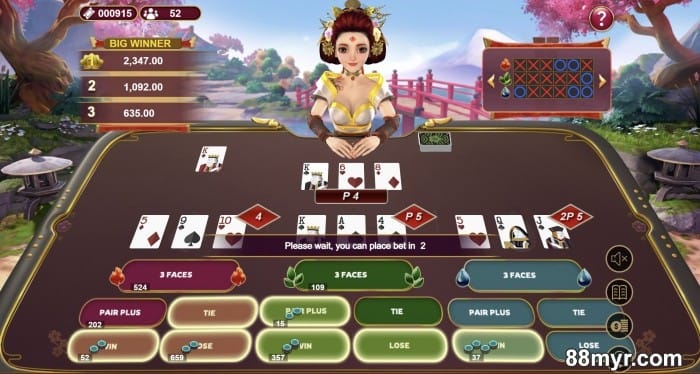 3 card faces baccarat variations for rookie players