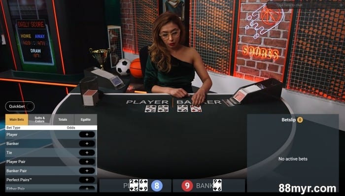 Best Honest Live Dealer Baccarat at Dafabet