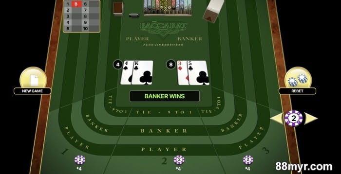 baccarat variations play in no commission rooms
