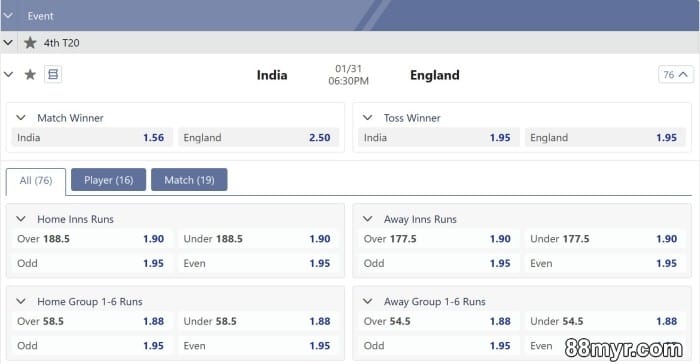 how to bet on cricket online betting options explained