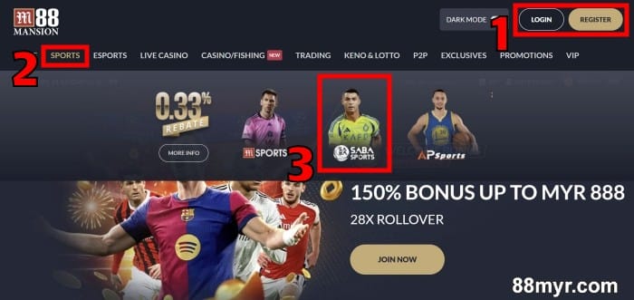 how to bet on cricket online tutorial step 1