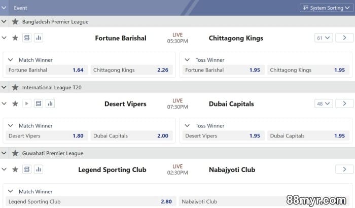 88myr tips and tricks on how to win in cricket betting