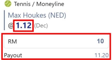 how does tennis betting work explained with examples