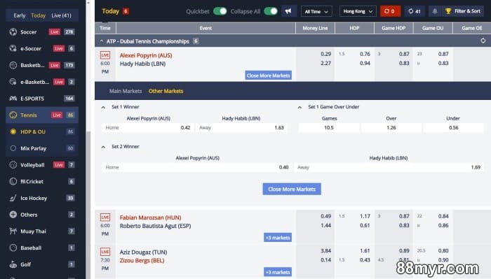 how to win in tennis betting online