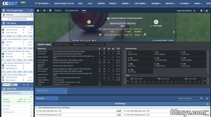 online cricket betting sites 1xbet malaysia