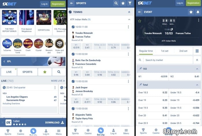 1xbet malaysia best tennis betting apps experts recommend