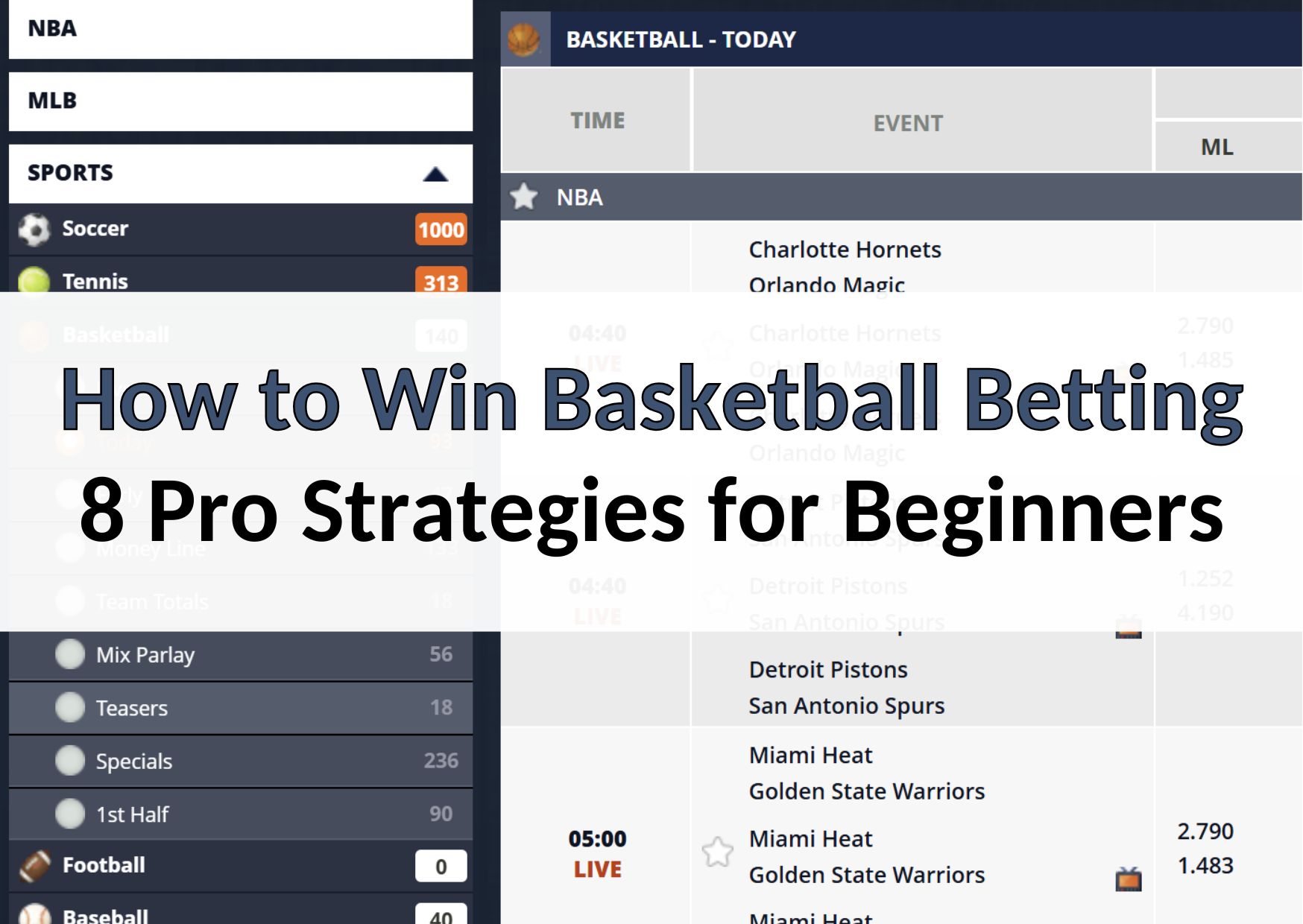 How to Win Basketball Betting 8 Pro Strategies for Beginners