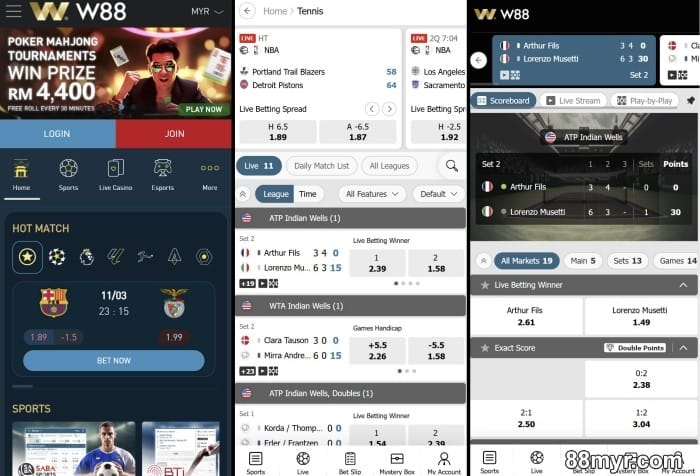 best tennis betting apps for new players on the internet w88 malaysia