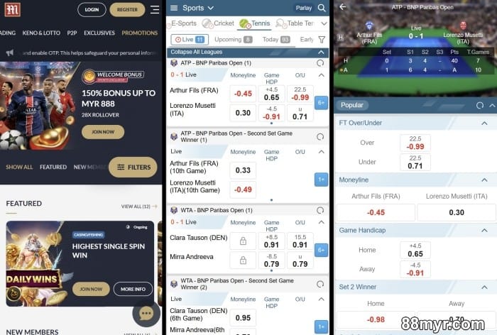 best tennis betting apps this year for new players