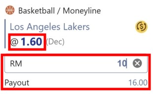 betting odds example 1 basketball betting odds explained