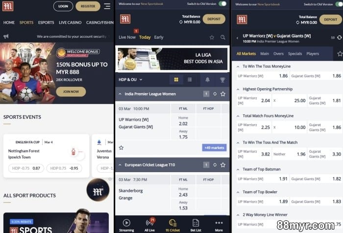 m88 mansion best apps for cricket betting online