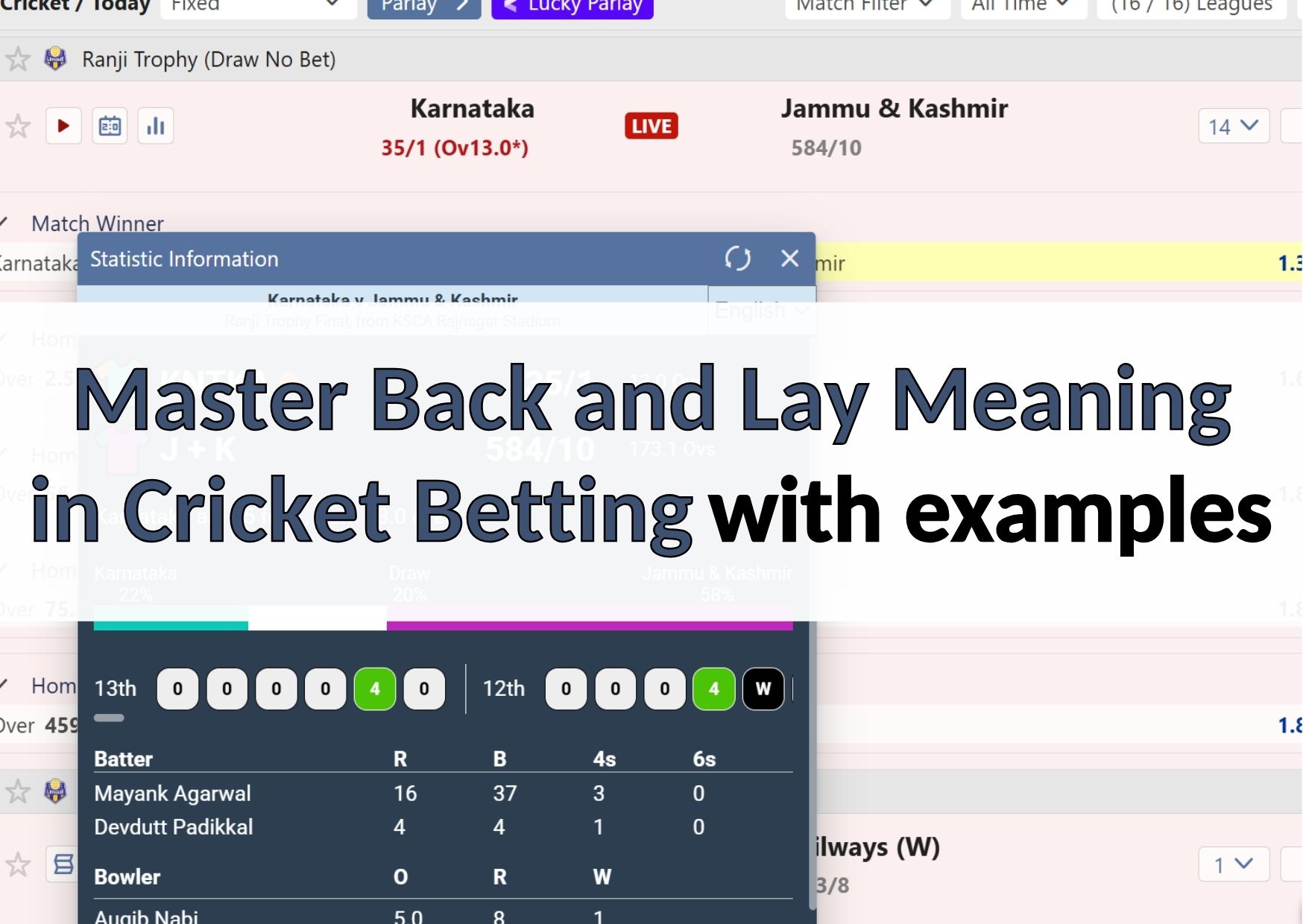 master back and lay meaning in cricket betting
