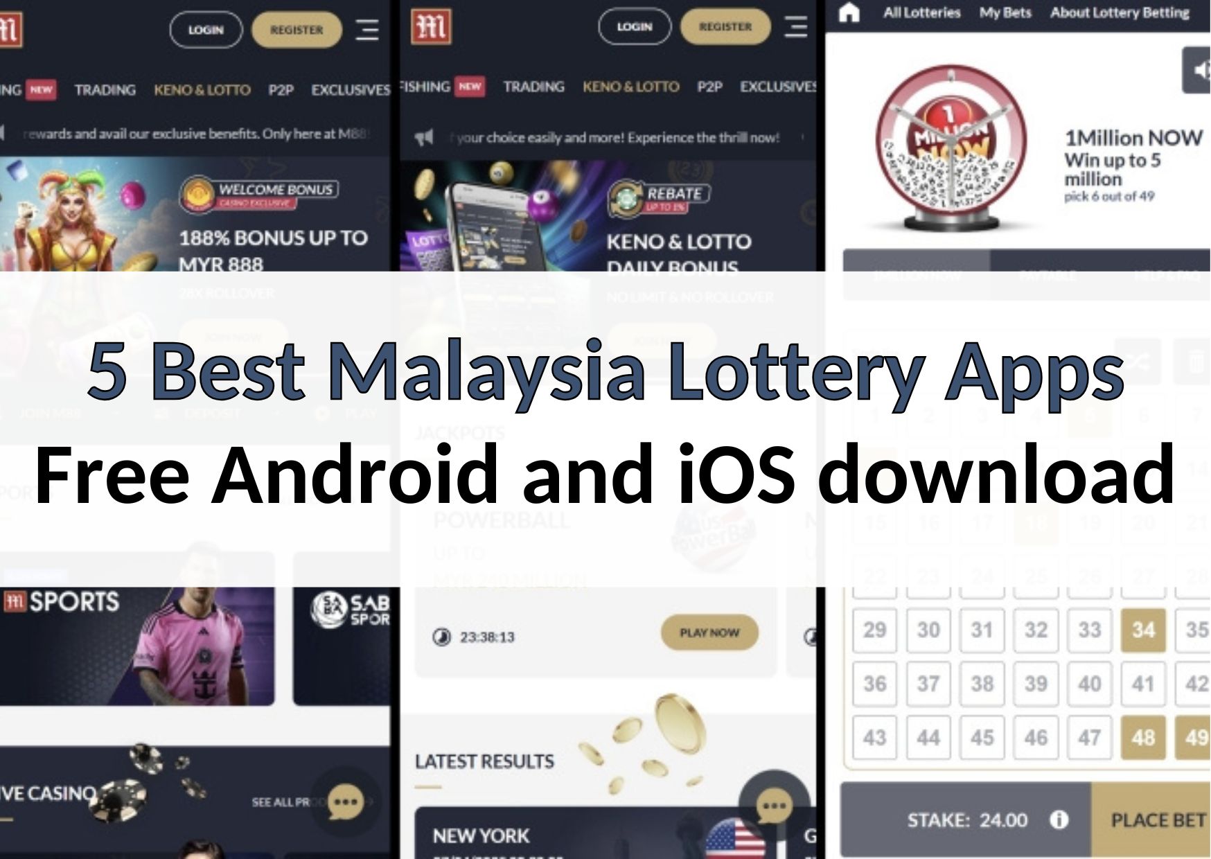 5 Best Malaysia Lottery Apps - Free Android and iOS download