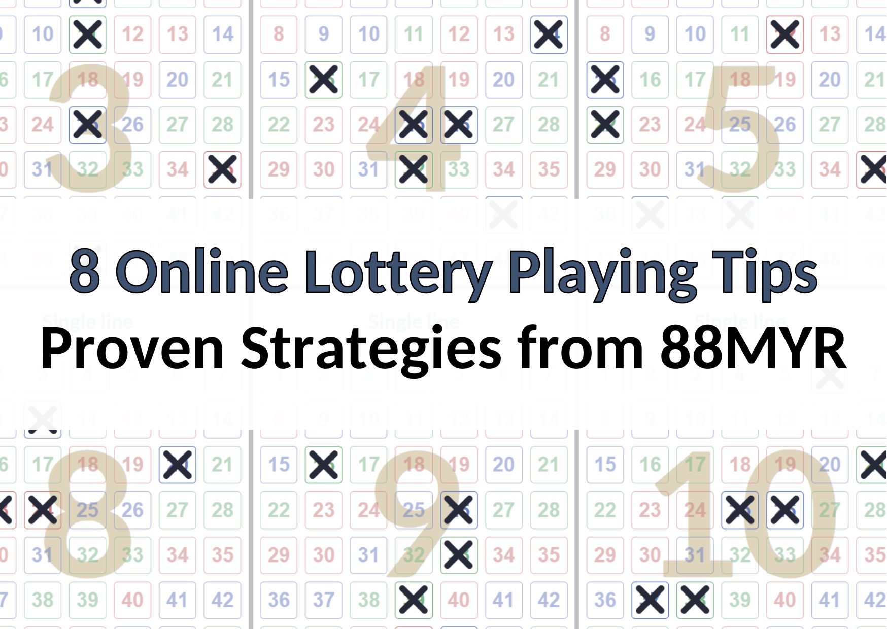 8 Online Lottery Playing Tips