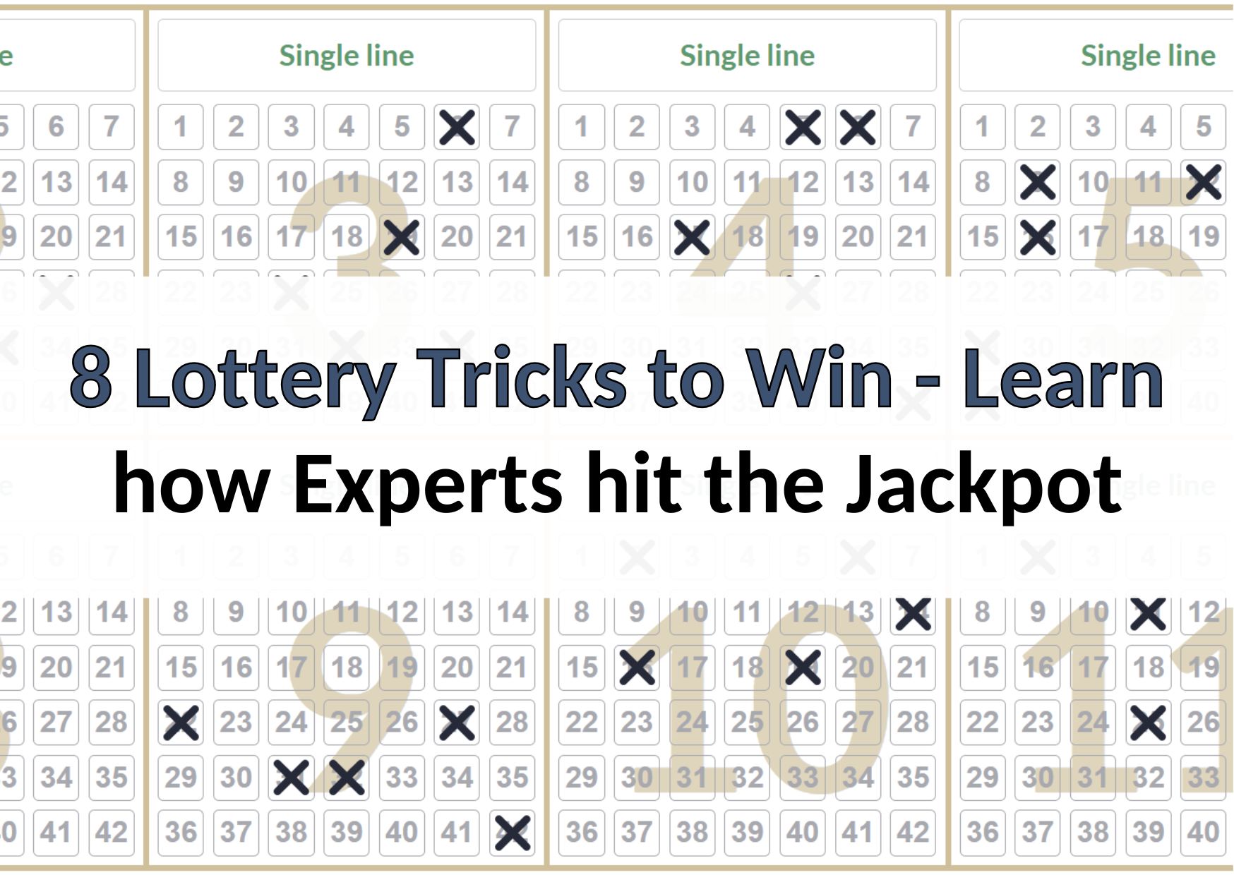 88myr 8 Lottery Tricks to Win