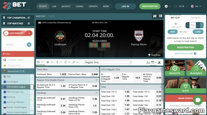bet at 22bet malaysia basketball betting websites