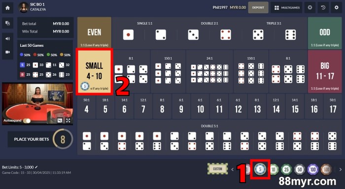 gameplay sic bo game rules explained