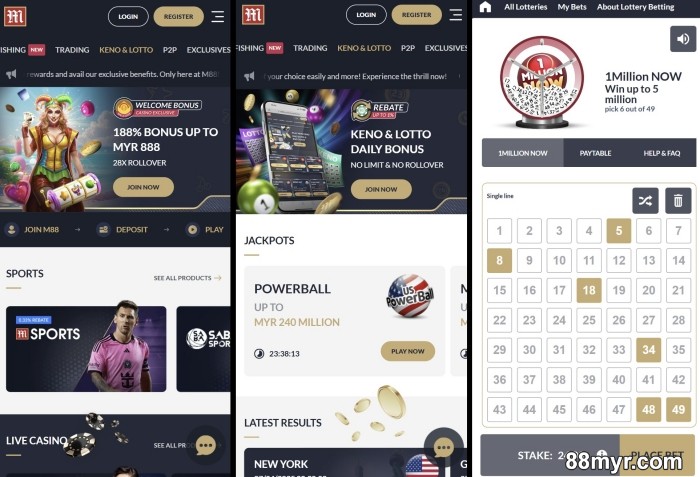 m88 mansion best malaysia lottery app download