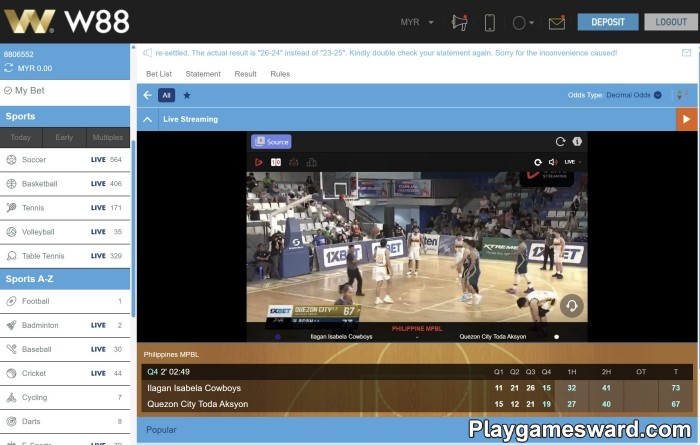 w88 malaysia join to play at best basketball betting websites