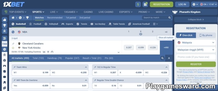 wager at 1xbet best basketball betting websites