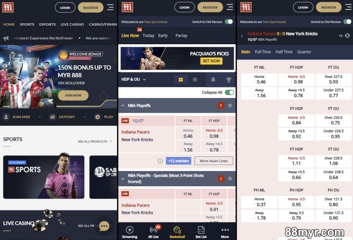 best basketball betting apps m88 mansion