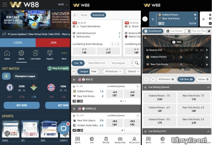 best basketball betting apps online w88 official