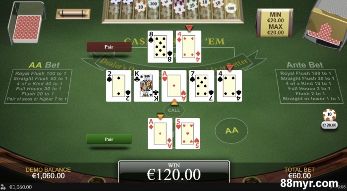 poker formulas for huge wins in live casino