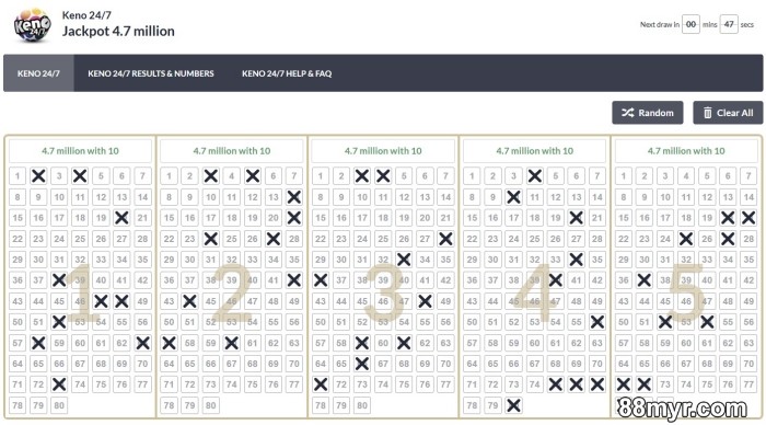 ultimate keno formula by experts from 88myr